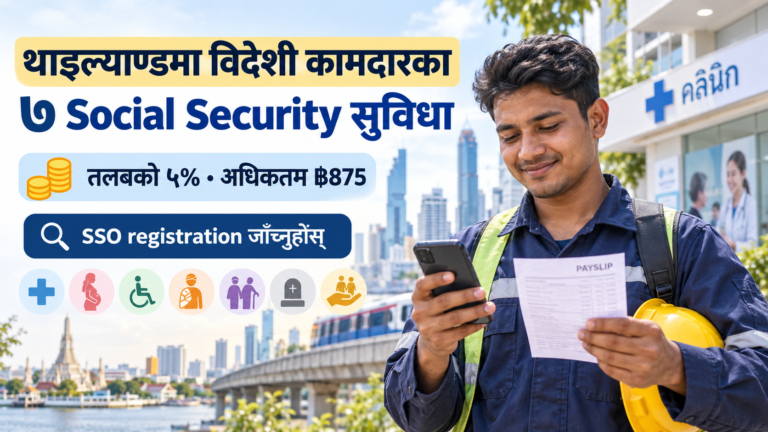 थाइल्याण्डमा कानुनी रूपमा काम गर्नुहुन्छ? Social Security बाट पाउने ७ सुविधा